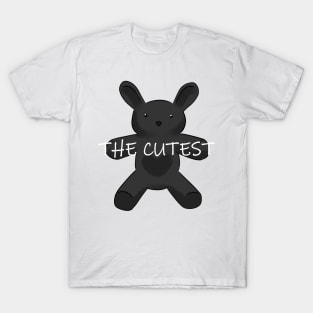 The cutest bunny black T-Shirt